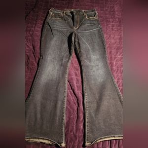 American Eagle Curvy Super High Rise Flare Jeans